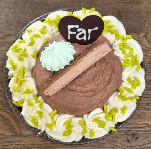 Løgstørvejens Bageri har lavet den ultimative Fars Dag-kage