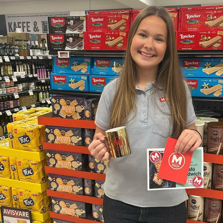 Isabella kåret til november måneds guld hos Meny Hjerting