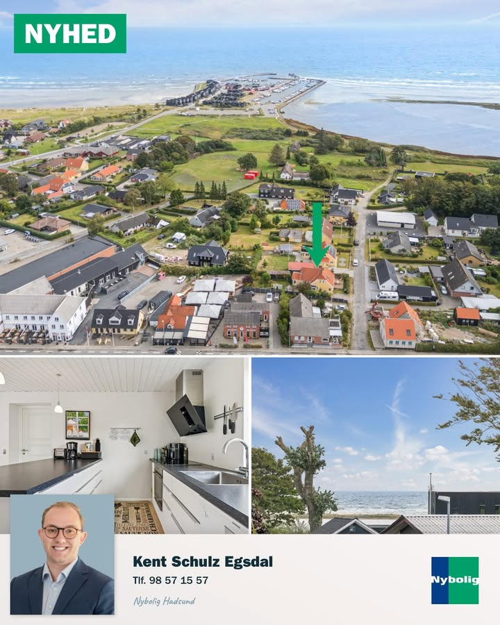 Nybolig Hadsund byder på charmerende villa nær vandet