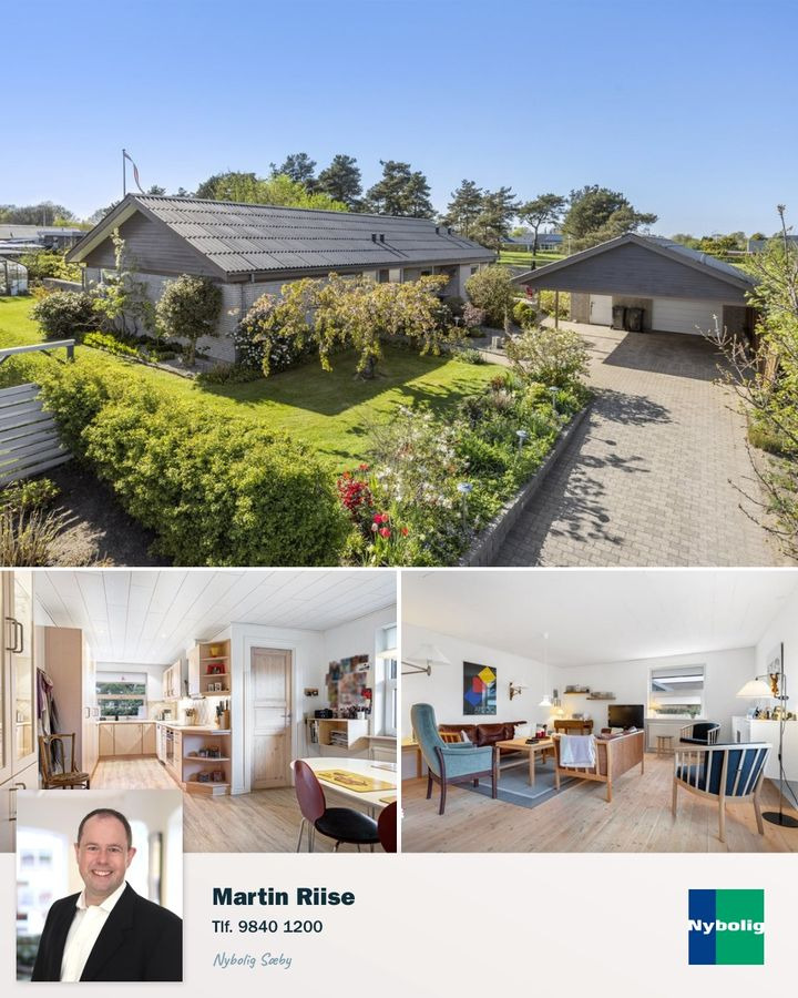 Nybolig Sæby A/S præsenterer familievenlig villa på Otto Banners Vej 18 klar til indflytning