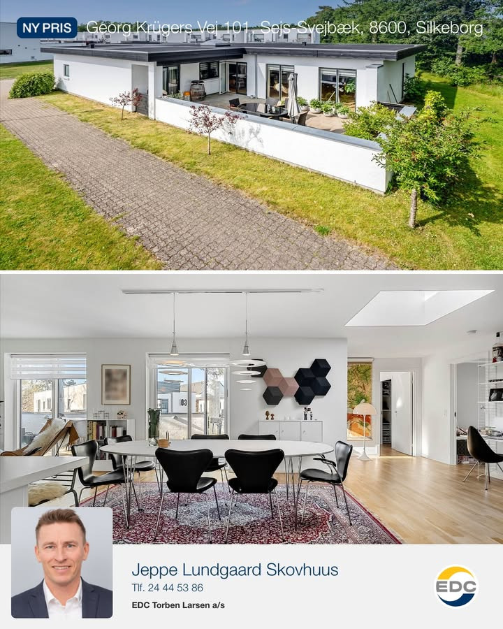 Ny pris på moderne villa i Sejs-Svejbæk fra EDC Torben Larsen