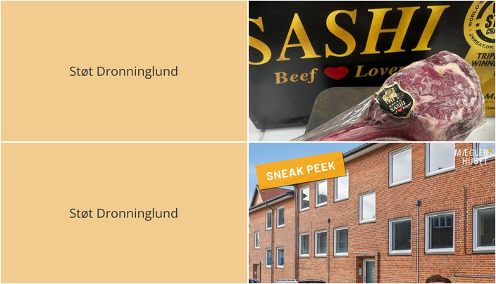 Nyt fra Mæglerhuset og SUPERBRUGSEN DRONNINGLUND