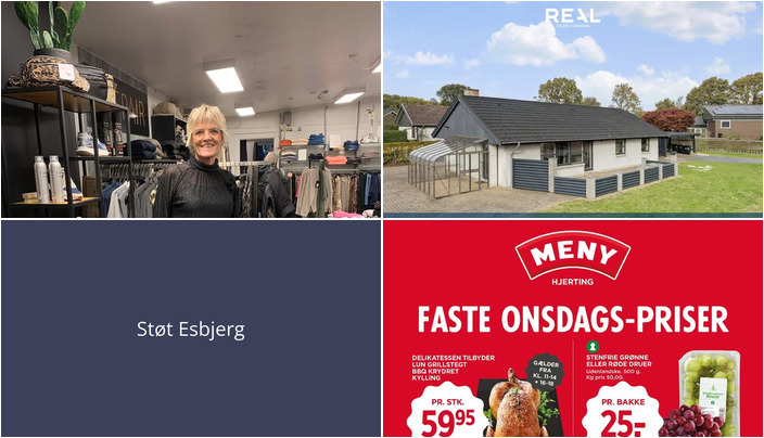 Nyt fra ROSENGREEN, RealMæglerne Esbjerg og Bramming og MENY HJERTING