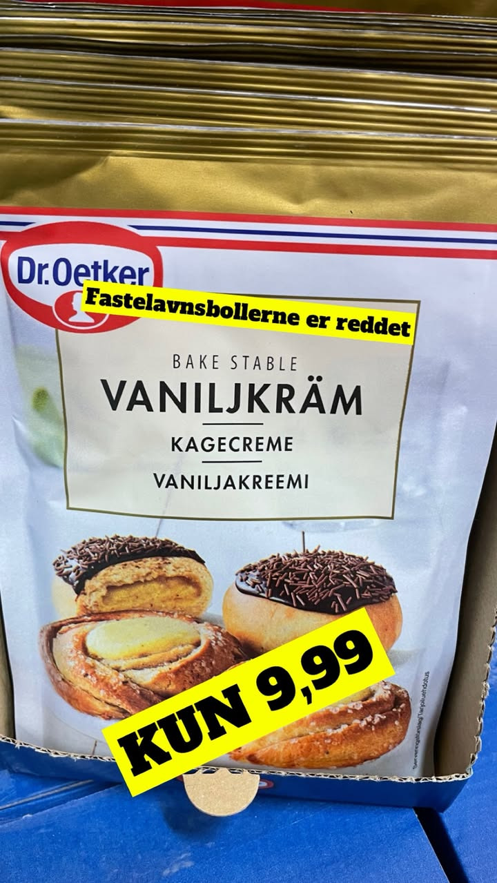 Løvbjerg Frederikshavn tilbyder kagecreme til fastelavnsboller til kun 9,99 kr.