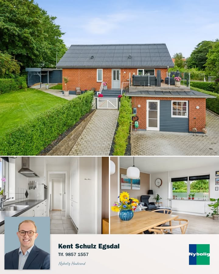 Nybolig Hadsund præsenterer velholdt villa med udsigt over Mariagerfjord