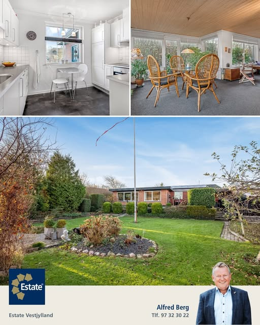 Estate Vestjylland præsenterer unik villa i Ringkøbing med moderne opdateringer