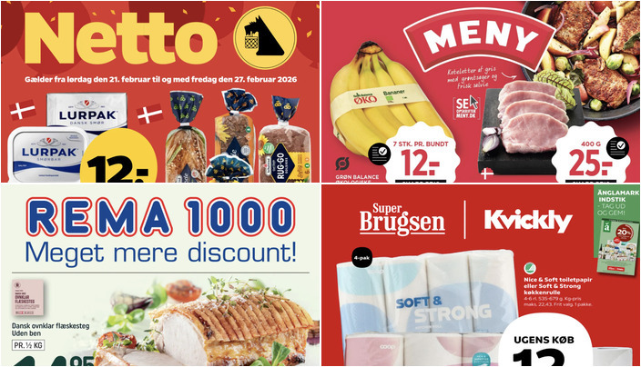 Økologiske bananer til 12 kr. og Lurpak smør til 12 kr. - ugens lokale tilbud