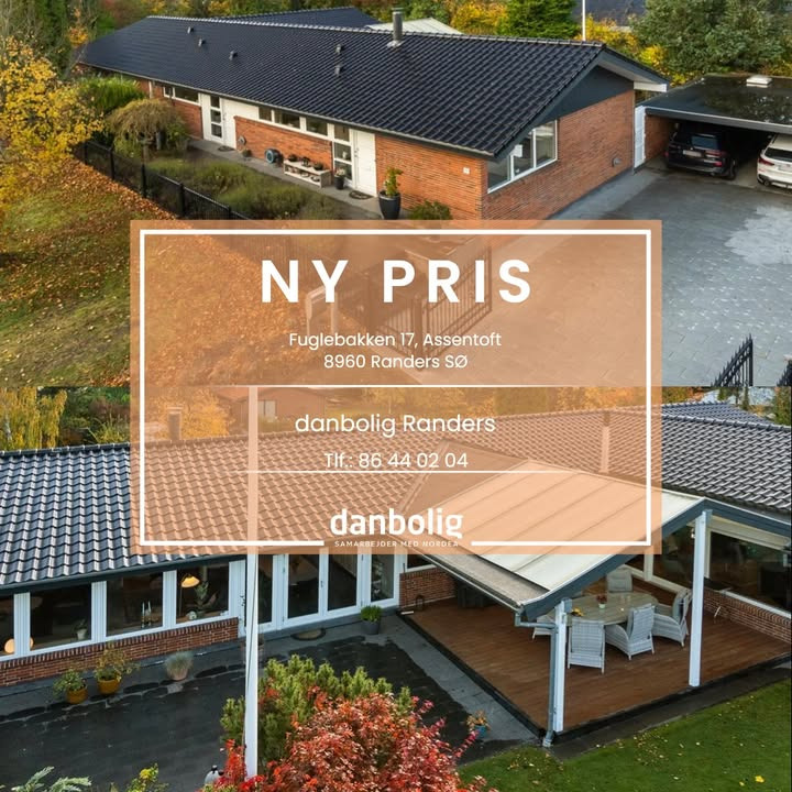 Danbolig Randers præsenterer prisnedsat moderne familievilla i Assentoft