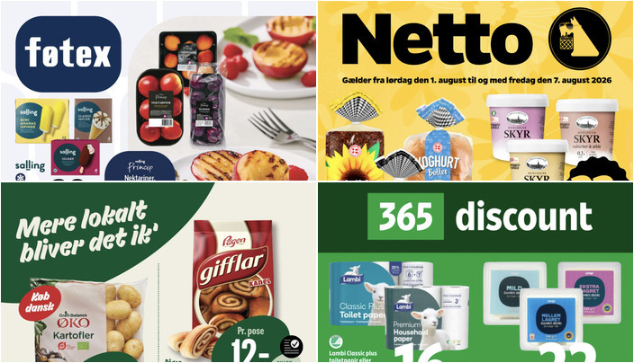 Steff Houlberg pølser til 24 kr. og Pågen Kanel Gifflar til 12 kr. - Se de bedste lokale tilbud
