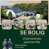 Ejendomsmægler Mike Andersen fremhæver charmerende patriciervilla til salg i Fredericia