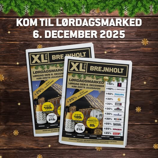 XL-Byg Brejnholt Randers inviterer til stort lørdagsmarked med eksklusive tilbud