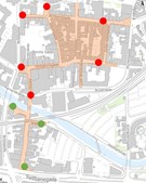 Kolding Kommune forbedrer gågader med automatiske pullerter og renovationsplaner
