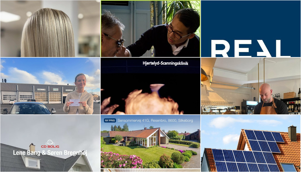 Nyt fra LOKALBOLIG SILKEBORG, REMA 1000 Nørrevænget, Hjertelyd - scanningsklinik for gravide og 7 andre