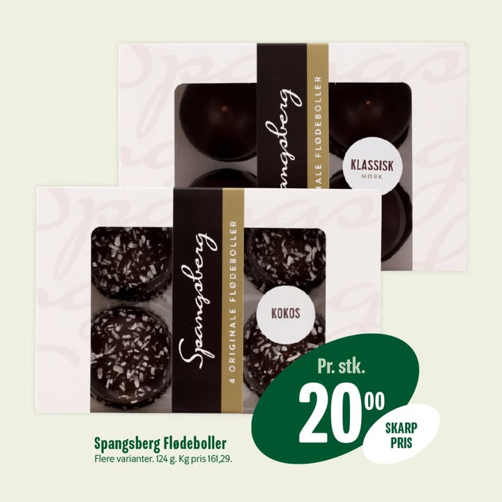 Min Købmand, Nim frister med Spangsberg flødeboller til skarp pris til fredagsslik