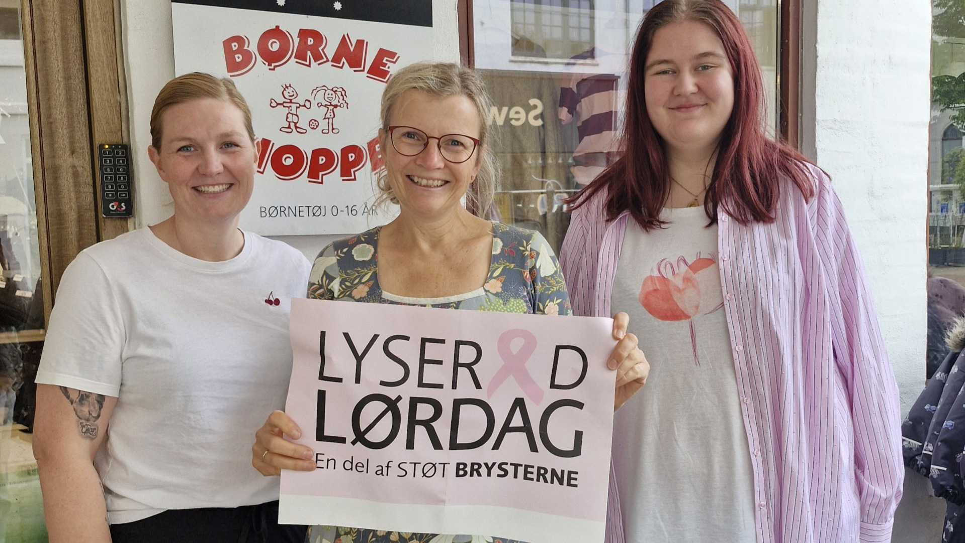 Børneshoppen støtter kampen mod brystkræft i weekenden
