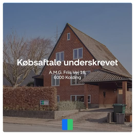 Nybolig Kolding underskriver købsaftale på A.M.G. Friis Vej 16 i Kolding