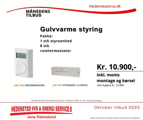 Hedensted VVS Service gør gulvvarmestyring nemt og smart