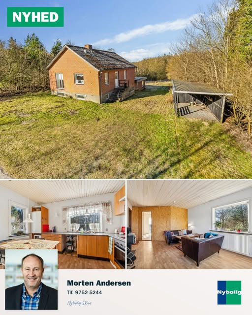 Nybolig Skive I/S præsenterer charme og ro på Gammel Rønbjerg Vej 7