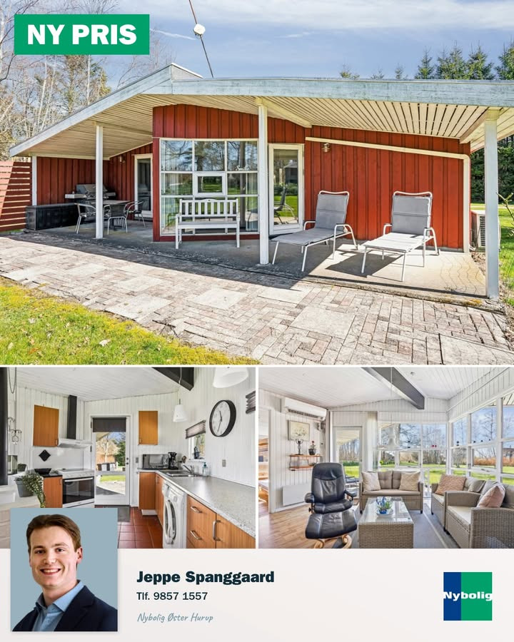 Nybolig Hadsund præsenterer charmerende fritidshus med ny pris på Sletten 81