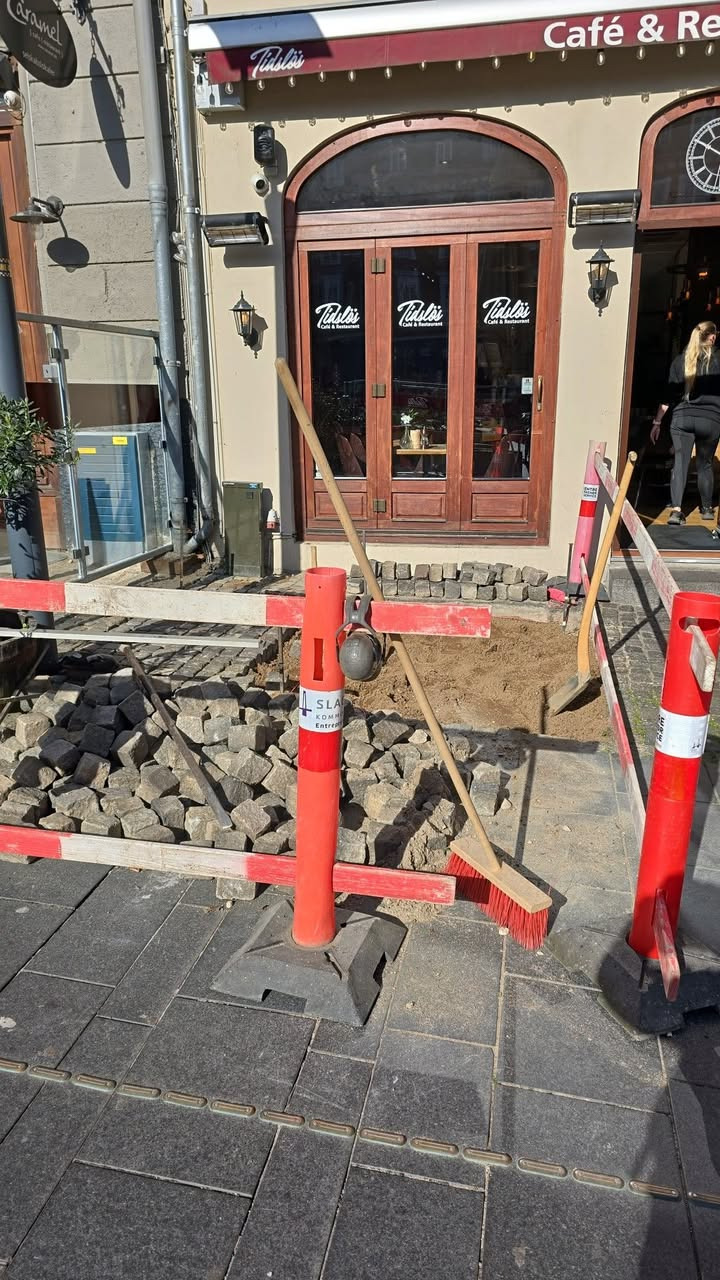 Café Tidslös begynder arbejde på ny terrasse til gæsterne