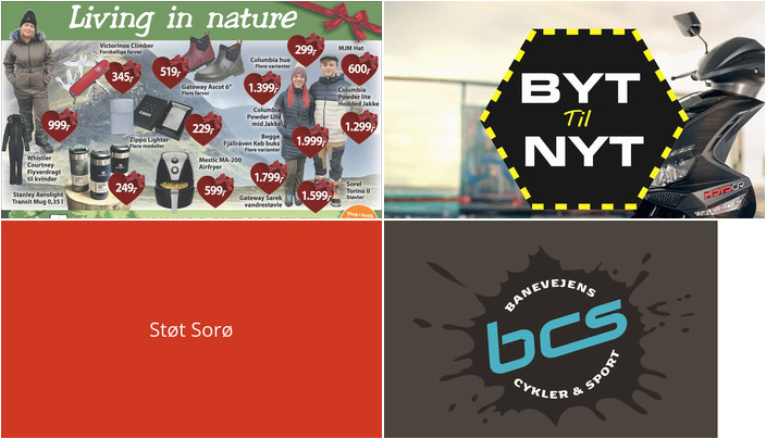 Nyt fra Slagelse Camping og Outdoor Center, MIDTSJÆLLANDS KNALLERTSERVICE V/JAN SAXE ANDERSEN og BCS - Banevejens Cykler og Sport