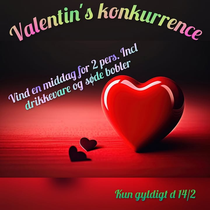 Pandekagekroen lancerer Valentine konkurrence: Vind en middag for to