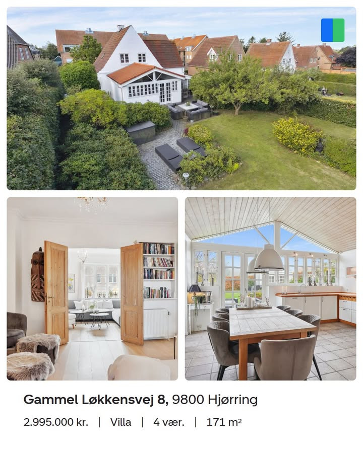 Herskabelig villa til salg i hjertet af Hjørring