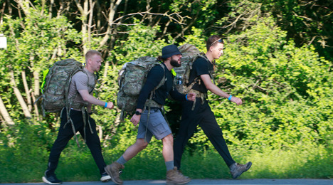 Veteranmarch i Helsingør: Gåture for alle langs skov og strand