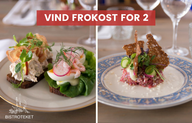 Vind frokost for 2 på Bistroteket