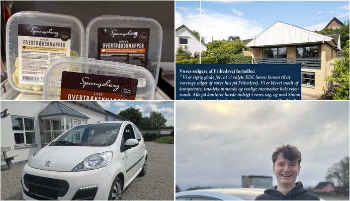 Nyt fra EDC Søren Jensen, MENY Hobro, Oscar Biludlejning og 1 anden