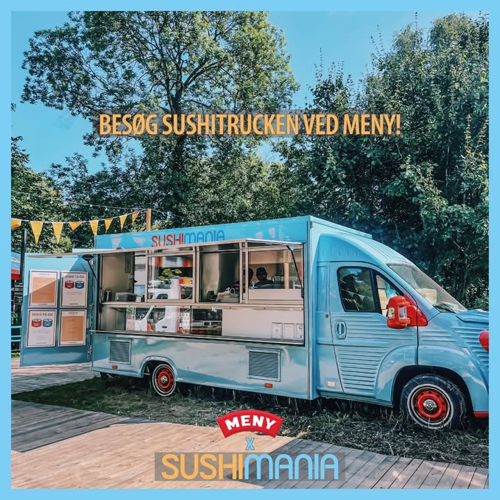 SushiMania foodtruck gæster Meny Als med lækre asiatiske delikatesser