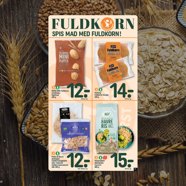 Fuldkornsugens fristelser hos REMA 1000 Gødvad