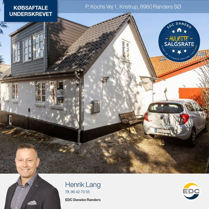 EDC DANEBO meddeler underskrevet købsaftale på ejendom i Randers SØ