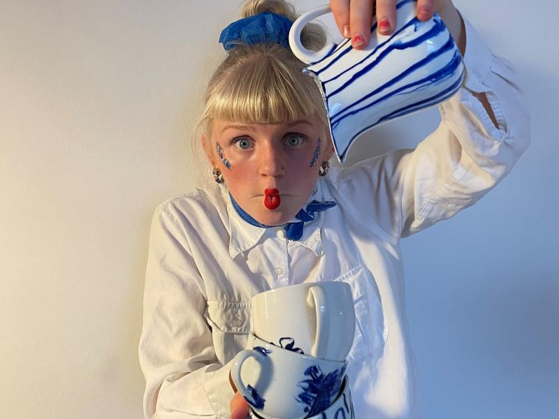 Et skørt te-selskab for børn i Randers