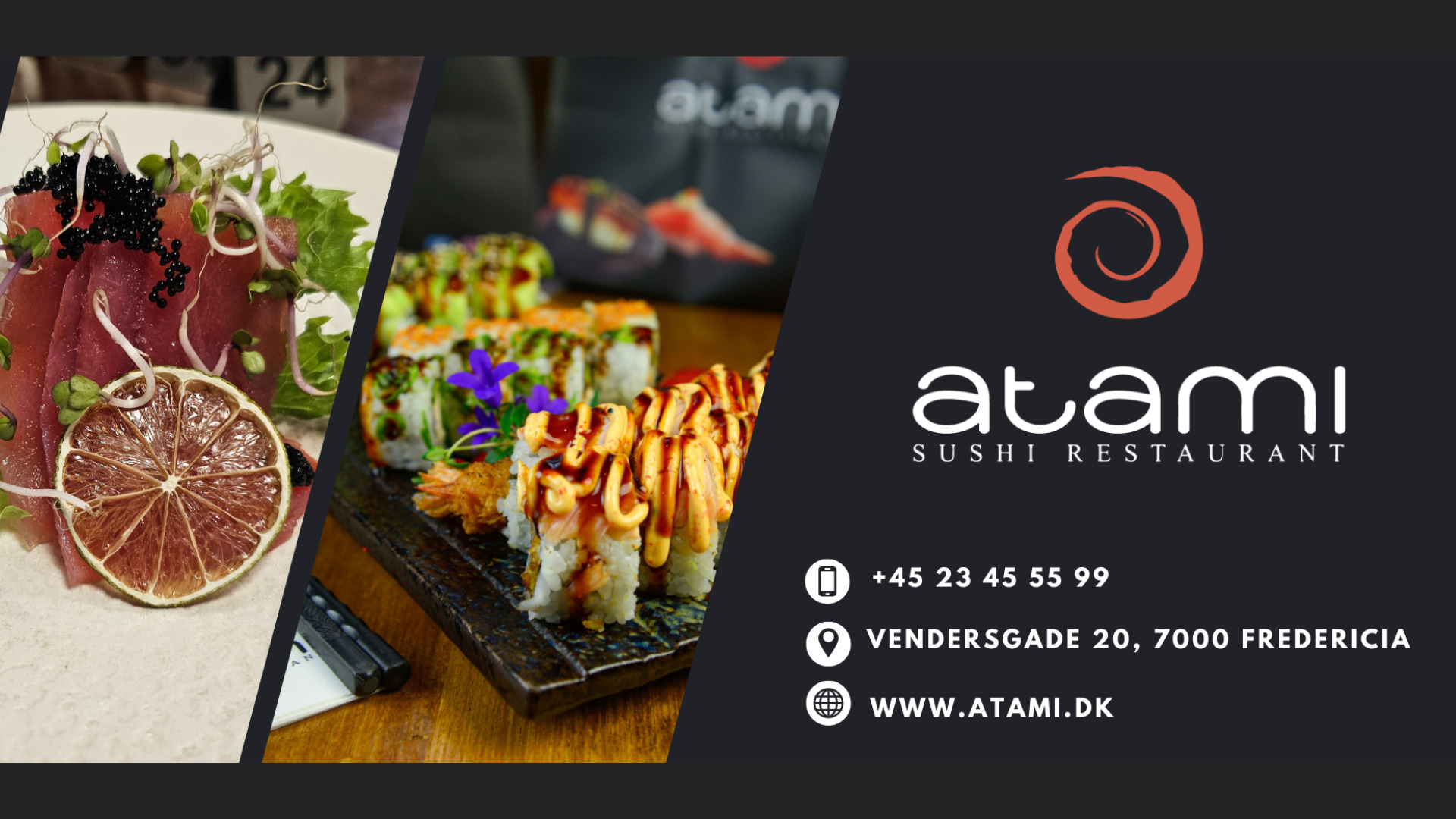 Oplev ad libitum-sushi på Atami Sushi i Fredericia