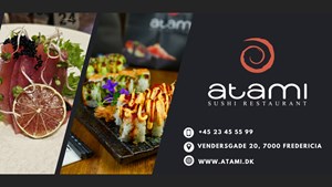 Oplev ad libitum-sushi på Atami Sushi i Fredericia