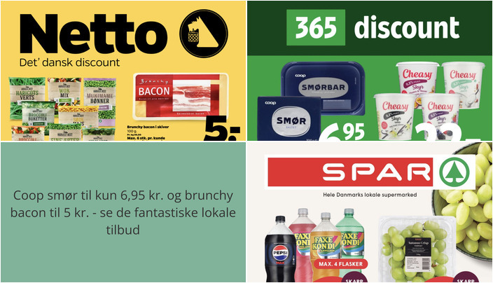 Coop smør til kun 6,95 kr. og brunchy bacon til 5 kr. - se de fantastiske lokale tilbud