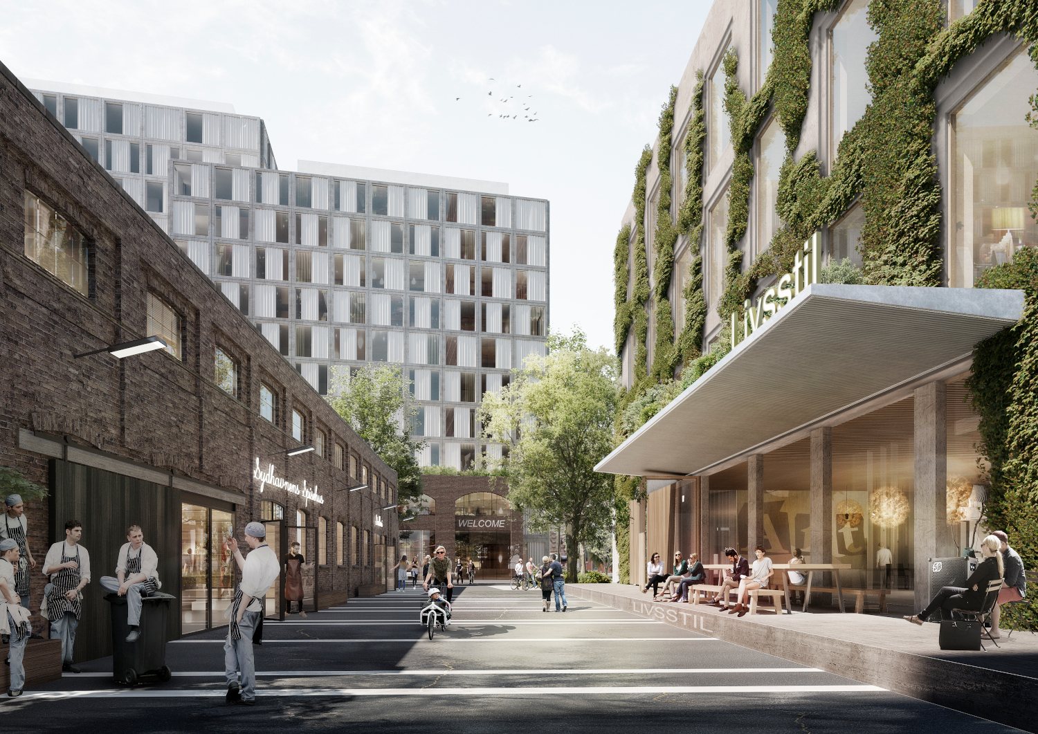 Nu starter byggeriet af Sydhavnskvarteret i Aarhus