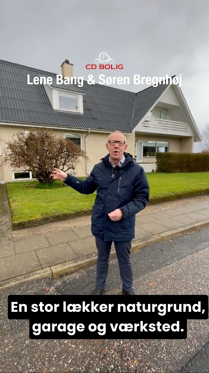 Charmerende familievilla med erhvervsmulighed i Funder fra CD Bolig - Lene Bang & Søren Bregnhøj