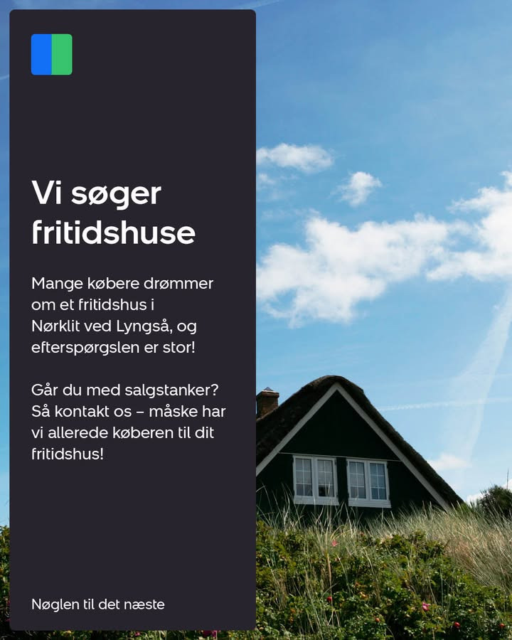 Nybolig Sæby A/S søger fritidshuse i Nørklit ved Lyngså