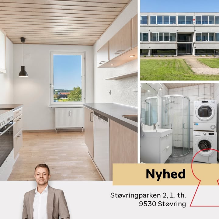 Nyindflytningsklar 3-værelses lejlighed hos Home Støvring