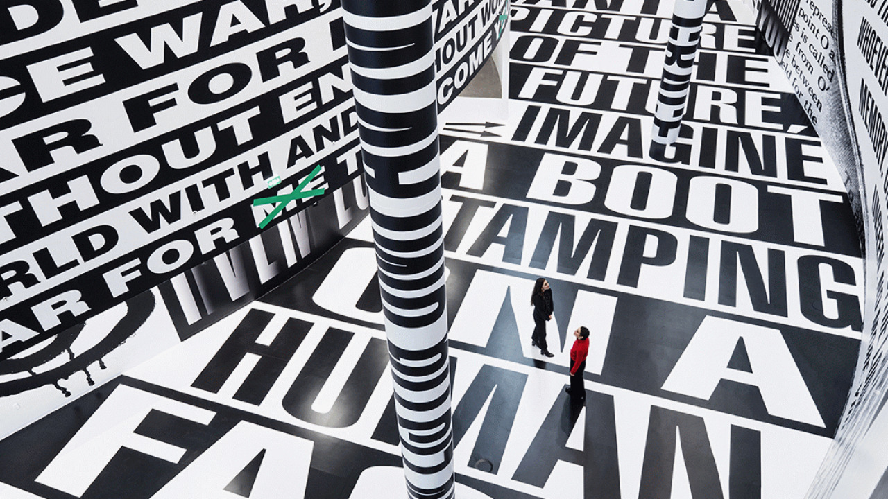 Oplev Barbara Krugers kunst på ARoS Aarhus Kunstmuseum