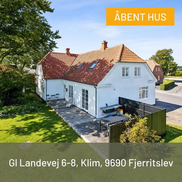 Mæglerhuset Asger Larsen inviterer til åbent hus i Løgstør og Fjerritslev i april