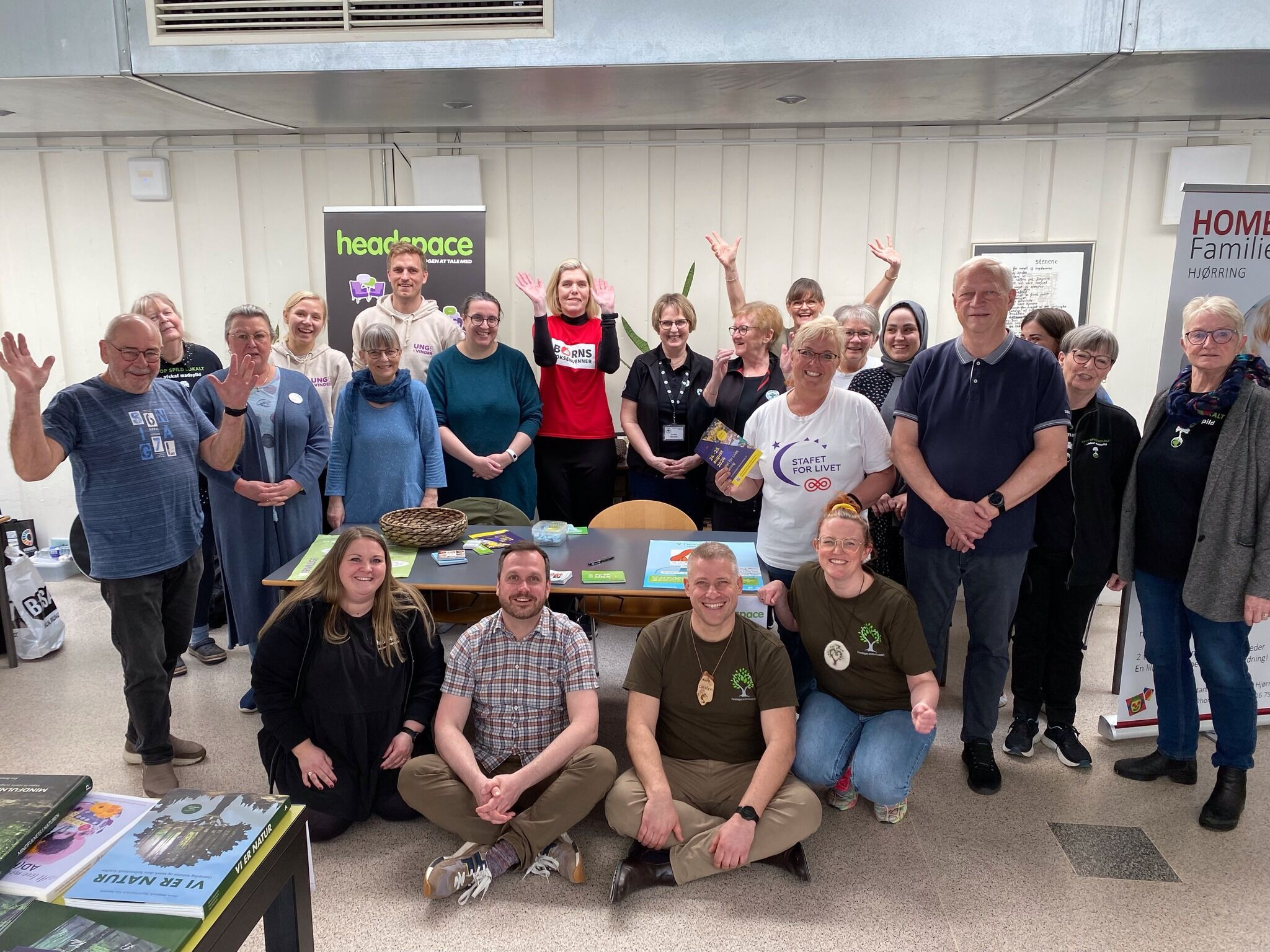 På VUC/HF blev der holdt Frivilligmesse i Hjørring, et rigtig godt initiativ