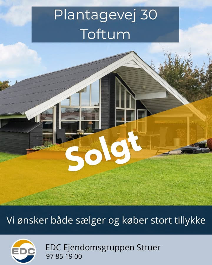 EDC Ejendomsgruppen Struer sælger ejendom på Plantagevej 30 i Toftum