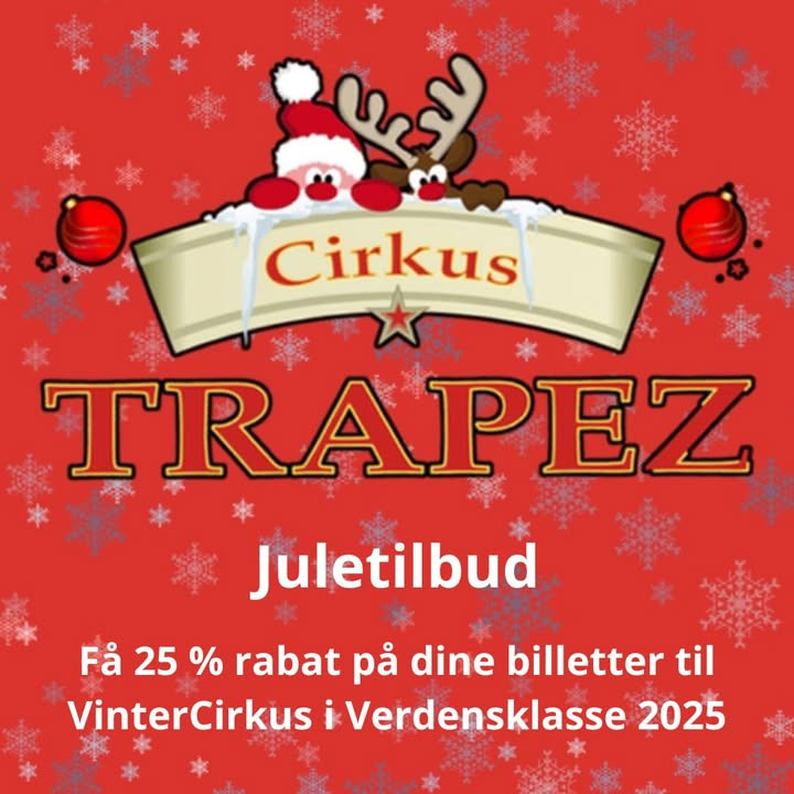 Cirkus Trapez indtager Mejrup Kultur- og Fritidscenter i vinterferien