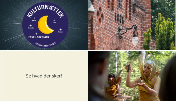 Faxe Ladeplads byder på kultur og natur i weekenden