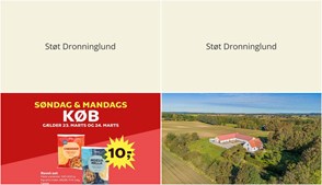 Nyt fra Mæglerhuset og SUPERBRUGSEN DRONNINGLUND
