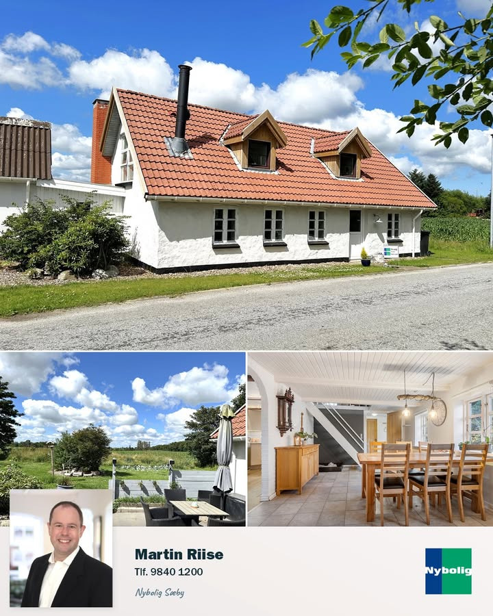 Nybolig Sæby A/S præsenterer naturskøn familievilla med muligheder i Dybvad