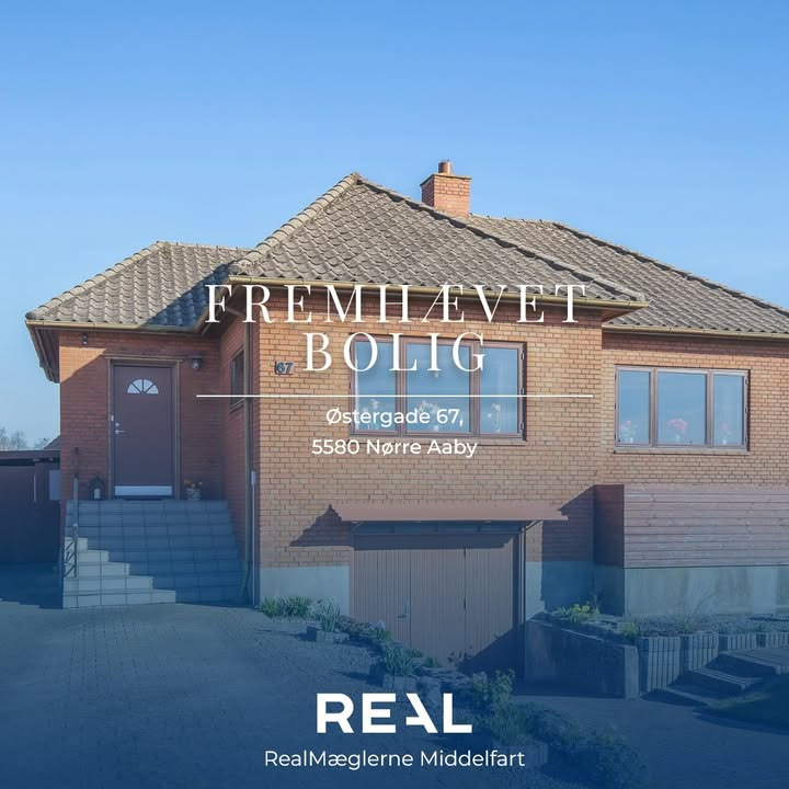 Velholdt villa i Nørre Aaby på markedet hos RealMæglerne Middelfart